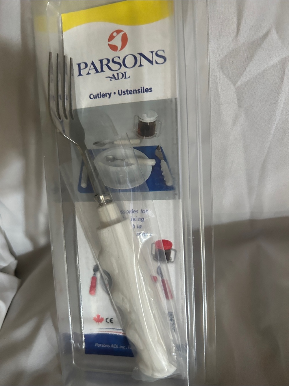 Parsons ADL White Handle Fork